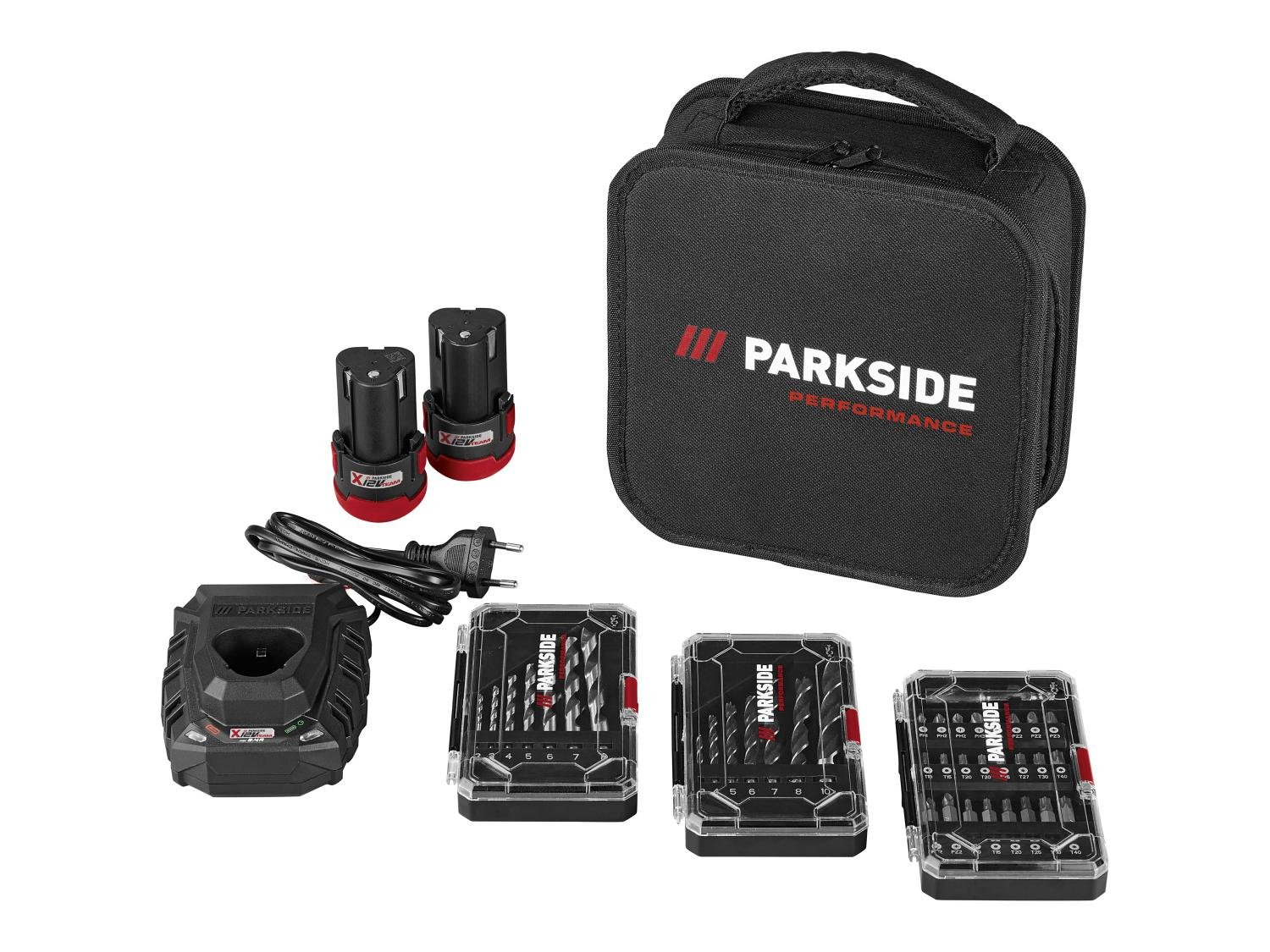 Set perceuse-visseuse sans fil PBSPA 12 E4 + batterie + chargeur, 12 V - Image 10