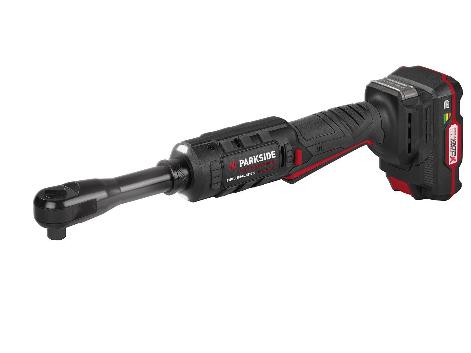 Set clé à cliquet sans fil PARP 20-Li A1 + batterie + chargeur, 20 V